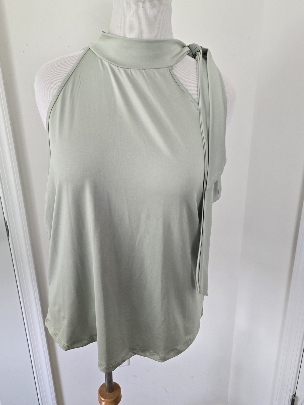 Sage Green Sleeveless Tank Top